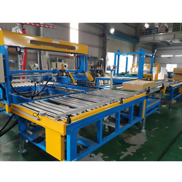 Automated industrial conveyor packaging machine