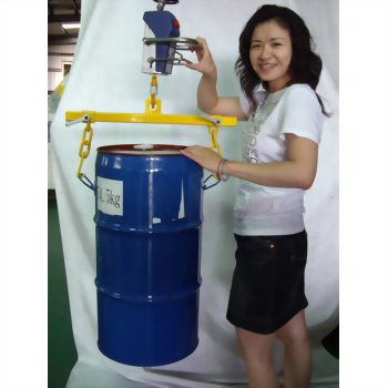 Barrel lifter demonstration woman 5l 5kg drum