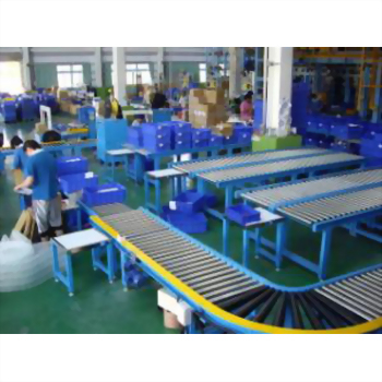 Factory logistics conveyor belt system warehouse sorting