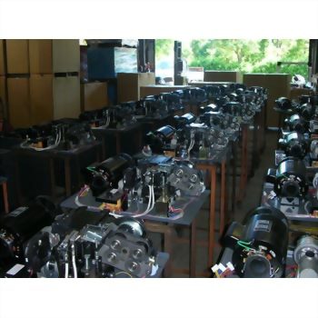 Factory production industrial machines assembly line