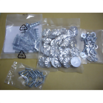 Hardware fasteners assortment kit screws plugs caps