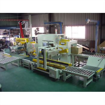 Industrial automated packaging line factory