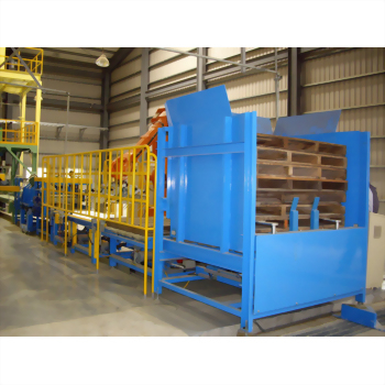 Industrial automated pallet handling system factory