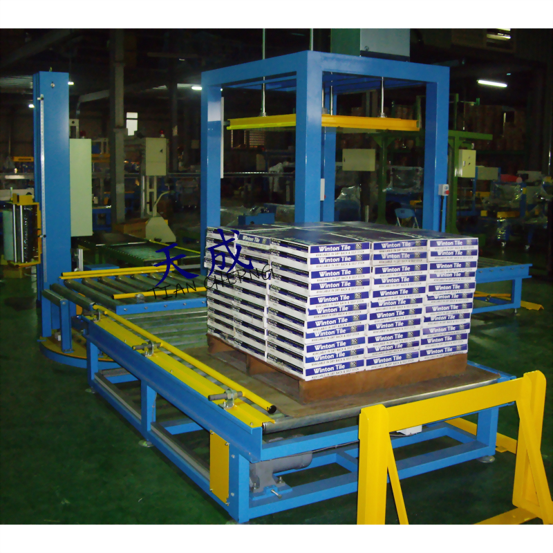 Industrial automated pallet packaging machine winton tile factory