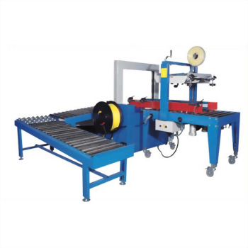 Industrial automatic strapping packaging machine conveyor