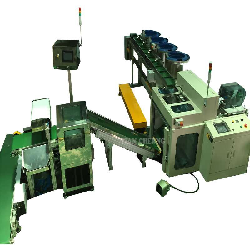 Industrial automation assembly line machine
