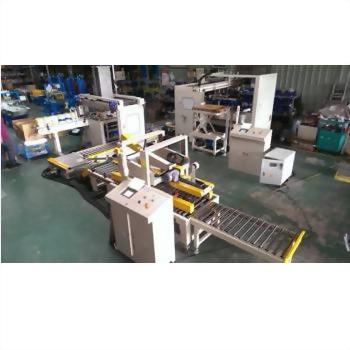 Cans and bottles infeed conveyor on the automated packaging production line