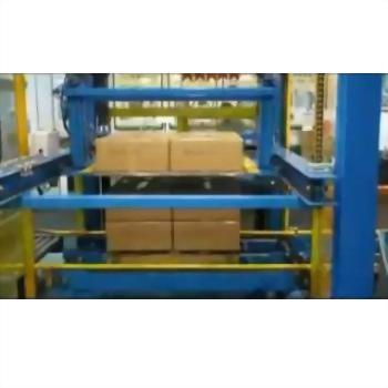 Industrial box stacking machine automation