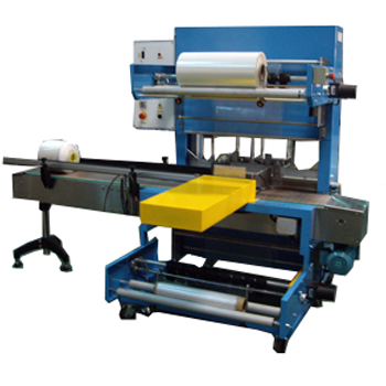 Industrial film wrapping packaging machine