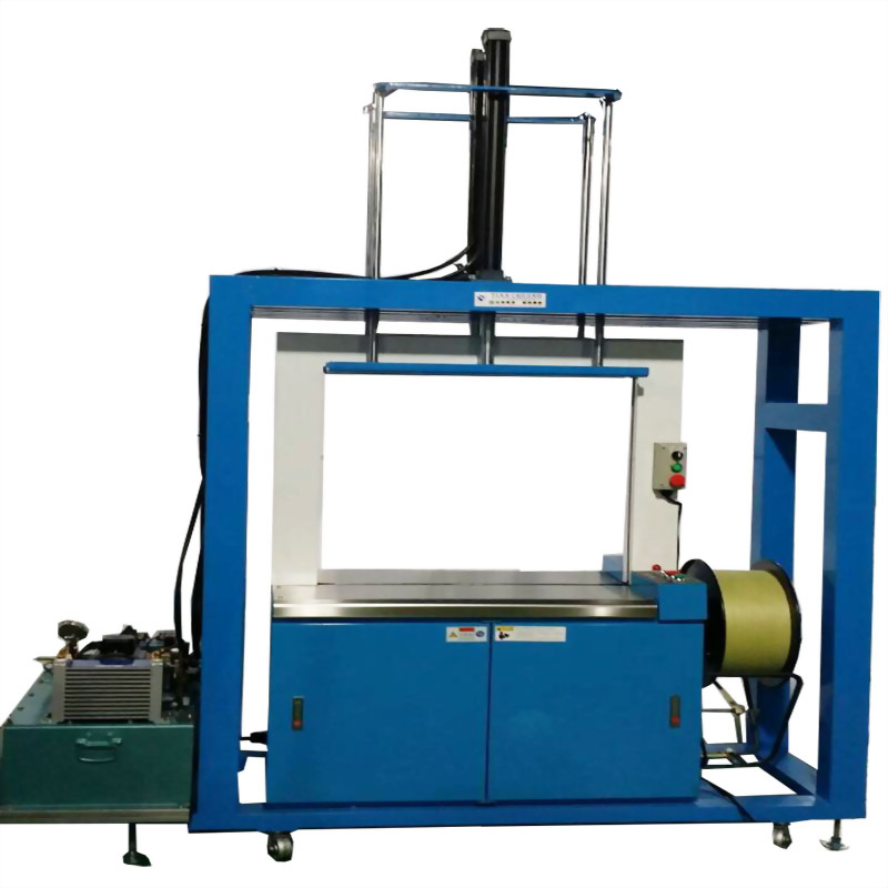 Industrial hydraulic strapping baling machine