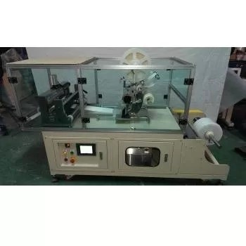 Side view of the TC-20/40 plastic bag making machine highlighting its durable construction