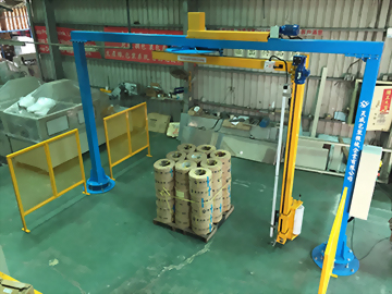 Industrial pallet wrapping machine factory