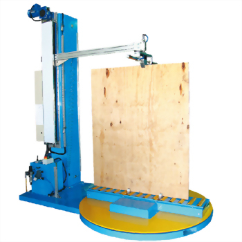 Industrial panel wrapping machine plywood