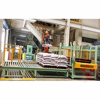 Industrial robot bag stacking automation system
