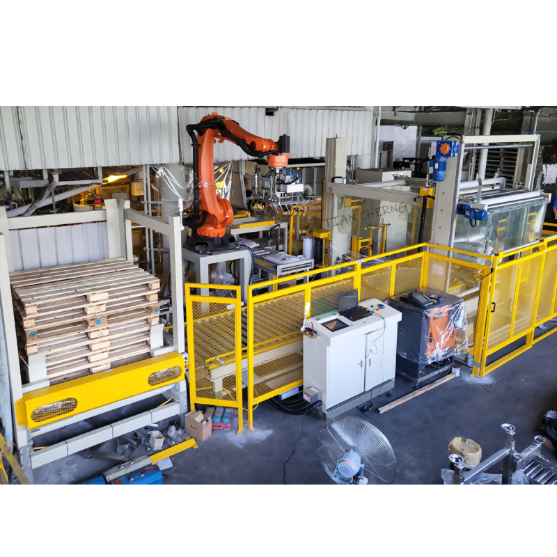 Industrial robot palletizing system tian cheng