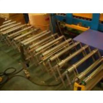 Industrial roller conveyor system factory machinery