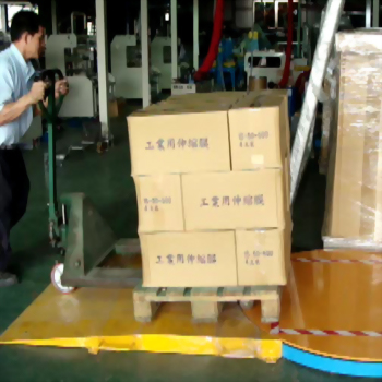 Industrial stretch film pallet jack factory logistics