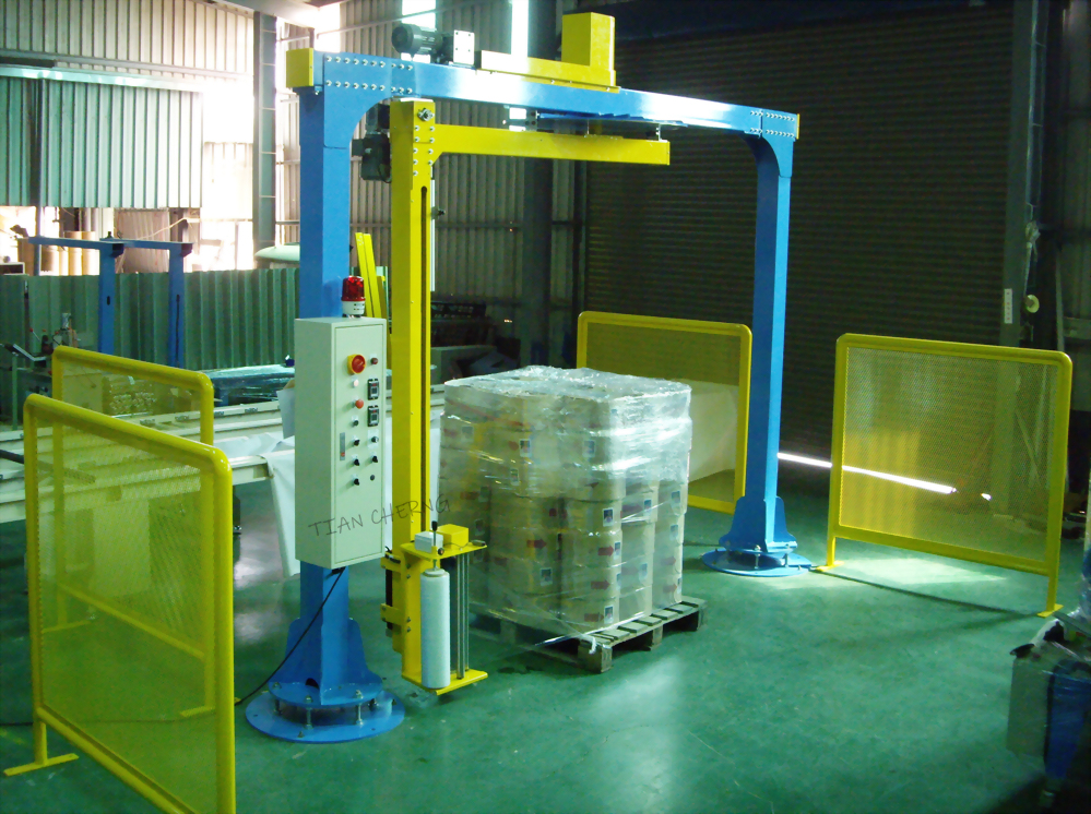 Industrial stretch wrapping machine pallet packaging tian cheng