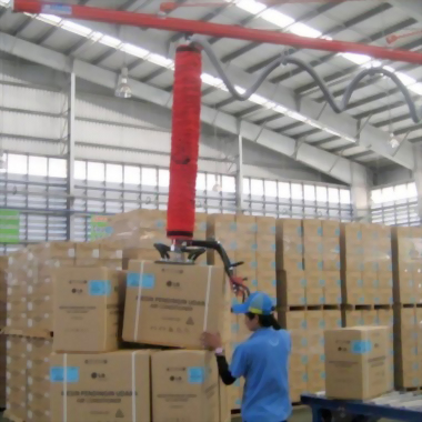 Industrial vacuum lift warehouse material handling air conditioner boxes