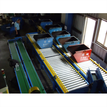Industrial waste material conveyor system factory