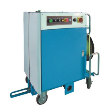 Mobile industrial strapping machine