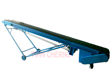 Portable inclined conveyor belt tian cherng