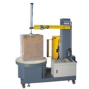 Semi automatic stretch wrapping machine packaging equipment