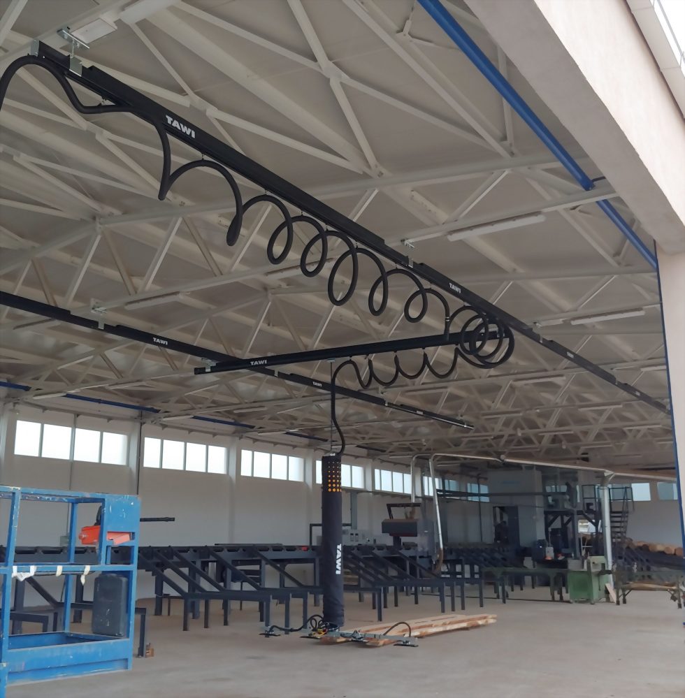 Tawi overhead material handling system factory