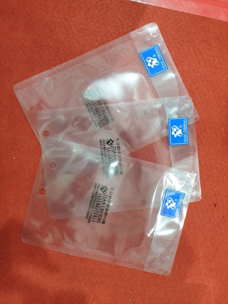 Tian cherng clear plastic bags samples