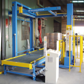 Tiancheng machinery industrial pallet wrapper conveyor