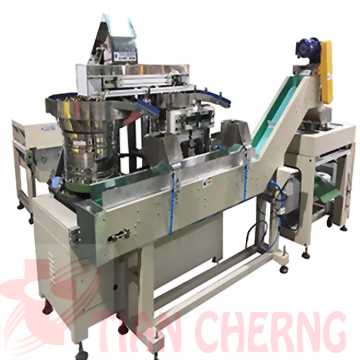 Tin cherng automated industrial parts feeder conveyor machine