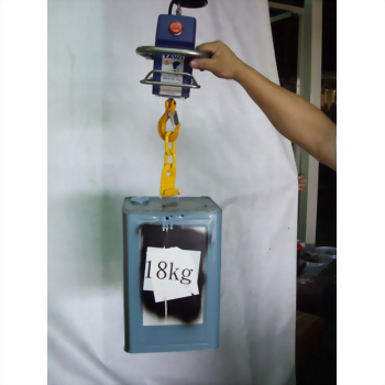 V2000 lifting device 18kg load test